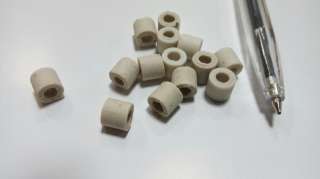 Бусы фарфоровые цилиндрические