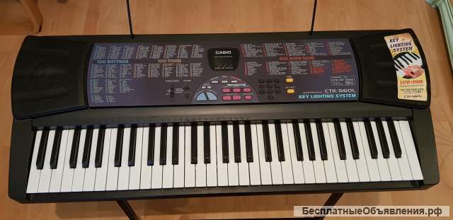 Синтезатор CASIO CTK-560L (Япония)