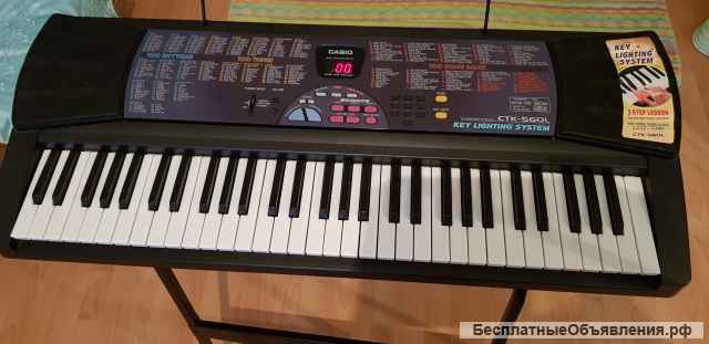 Синтезатор CASIO CTK-560L (Япония)