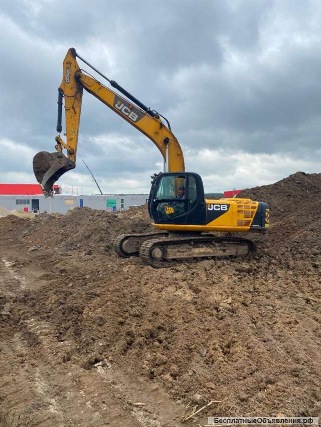 Услуги и аренда гусеничного экскаватора