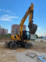 Услуги и аренда колесного экскаватора JCB 160w