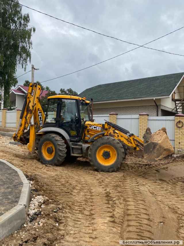 Аренда и услуги экскаватора-погрузчика JCB 4CX