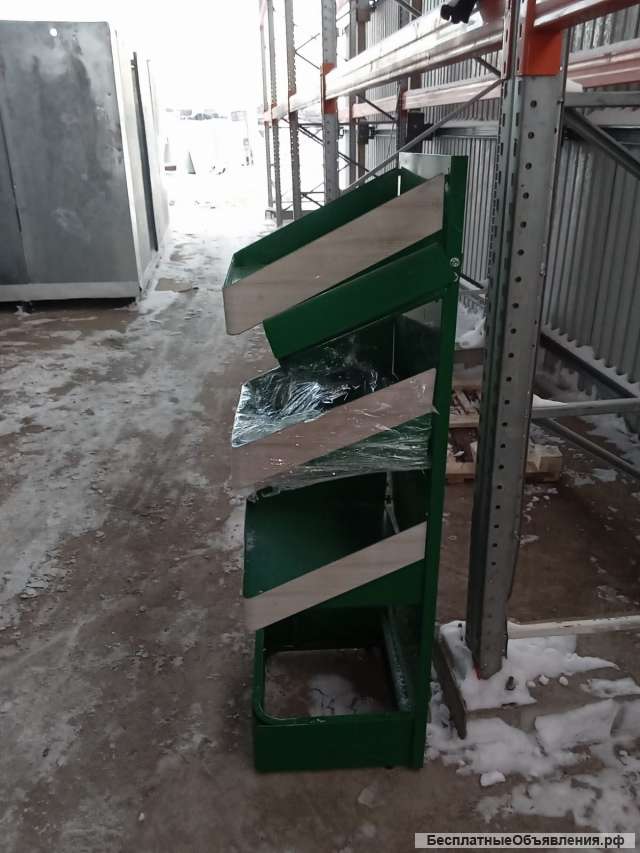 Стойка с полками под соки Б/у