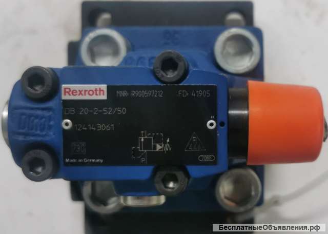 Гидравлический рег. давления rexroth с непрямым управл. DB с гидрораспред.