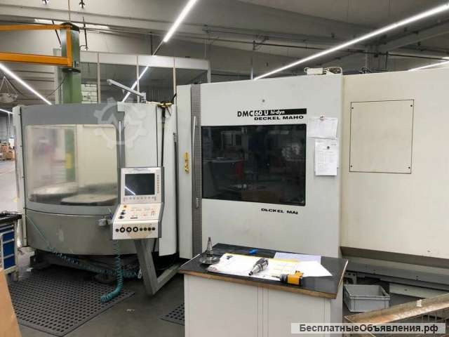 Универсальный обрабатывающий пятиосевой центр DMG DMC 60 U hi-dyn