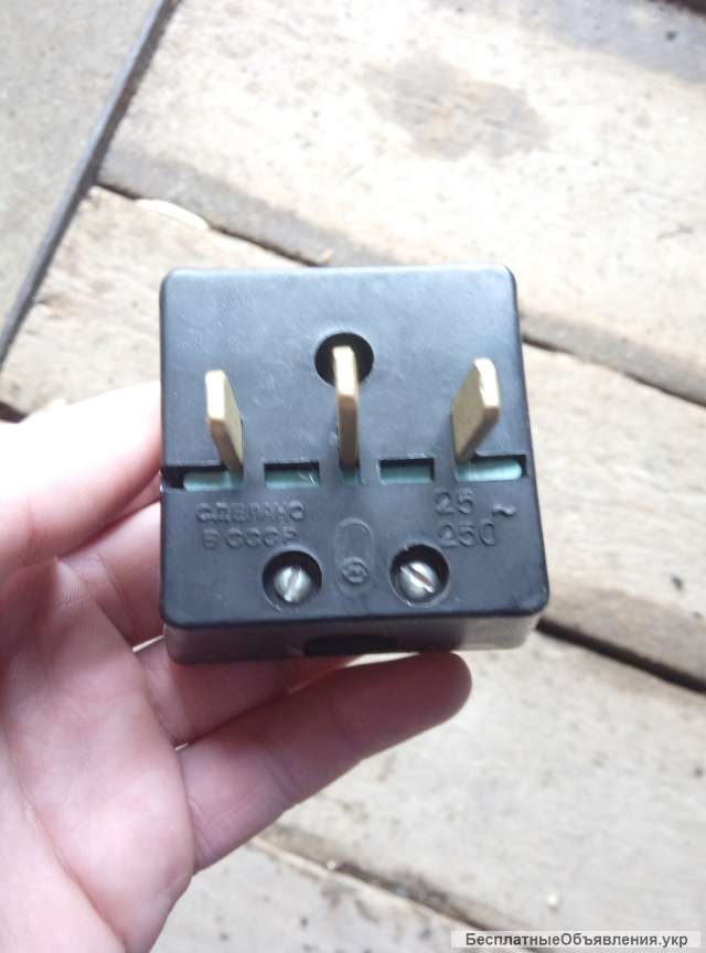 Вилки электрические, промышленные