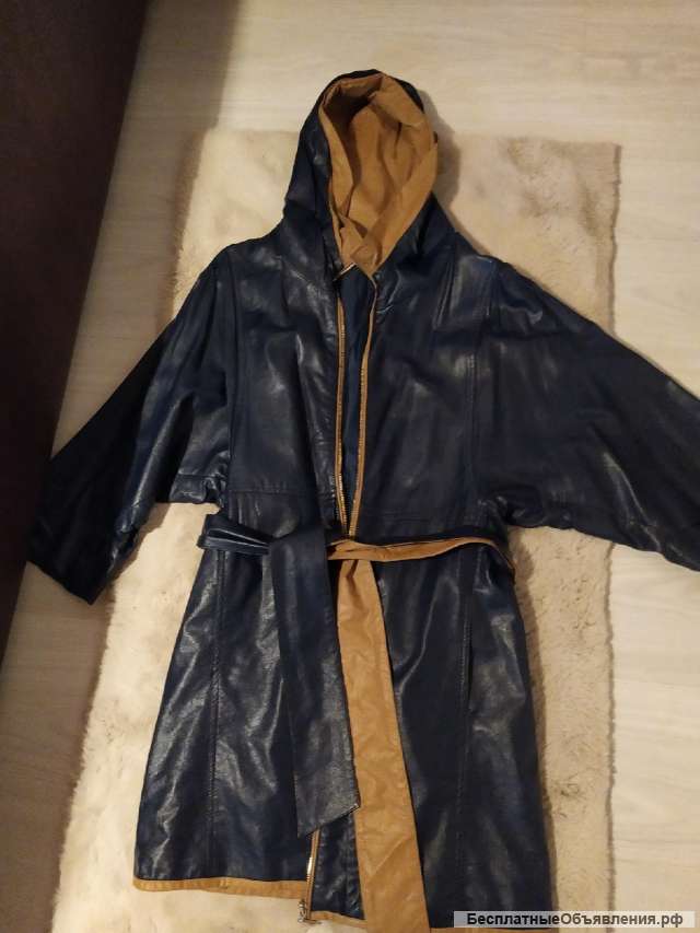 Плащ кожа