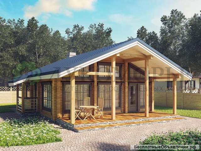 Проект дома «Модный» - 76 м2