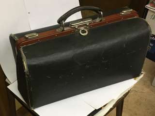 Саквояж винтажный старинный (сумка врача) (1940-1950-е гг)