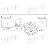 Механизм подъема оси SAF Modul 3027126900