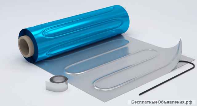 Теплый пол (нагревательный мат) на фольге