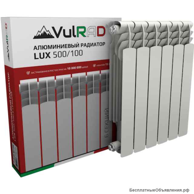 Секционные алюминиевые радиаторы VulRAD Standart