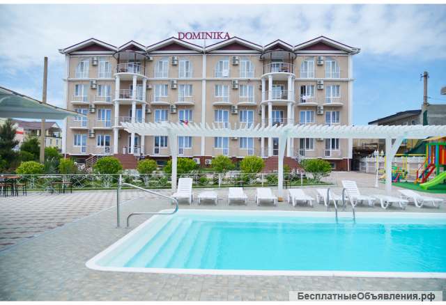 Курортный отель "Доминика" - отдых на Черном море в Береговом (Крым)