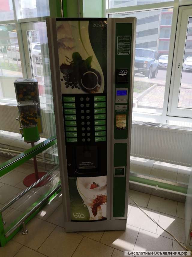 Установим кофейные и снековые автоматы