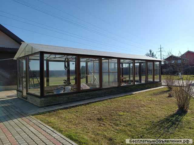 Дом 128 м² на участке 24 сот с баней и гостевым домом