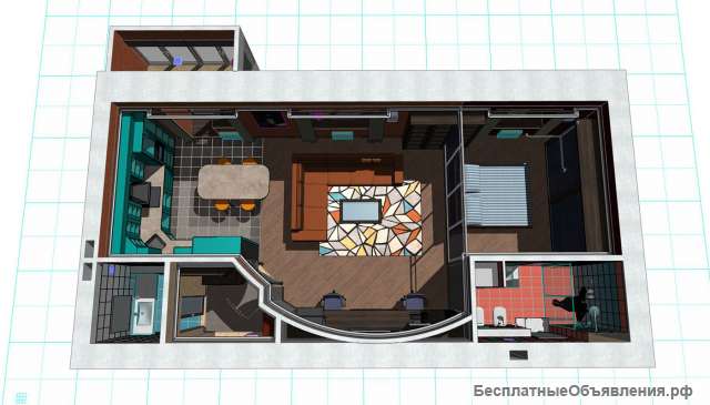 Дизайн проект интерьера и декорирование