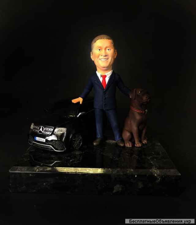 Шаржевые статуэтки и фигурки на заказ