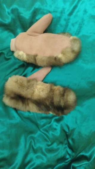 Варежки из соболя
