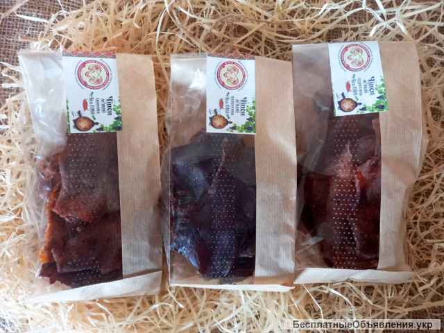 Натуральные мясные чипсы из свинины и говядины