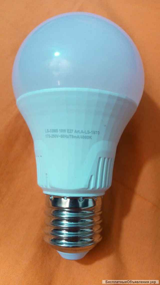 Светодиодная лампа LED с датчиком движения Бесплатная доставка Лампочка энергосберегающая цокольЕ27