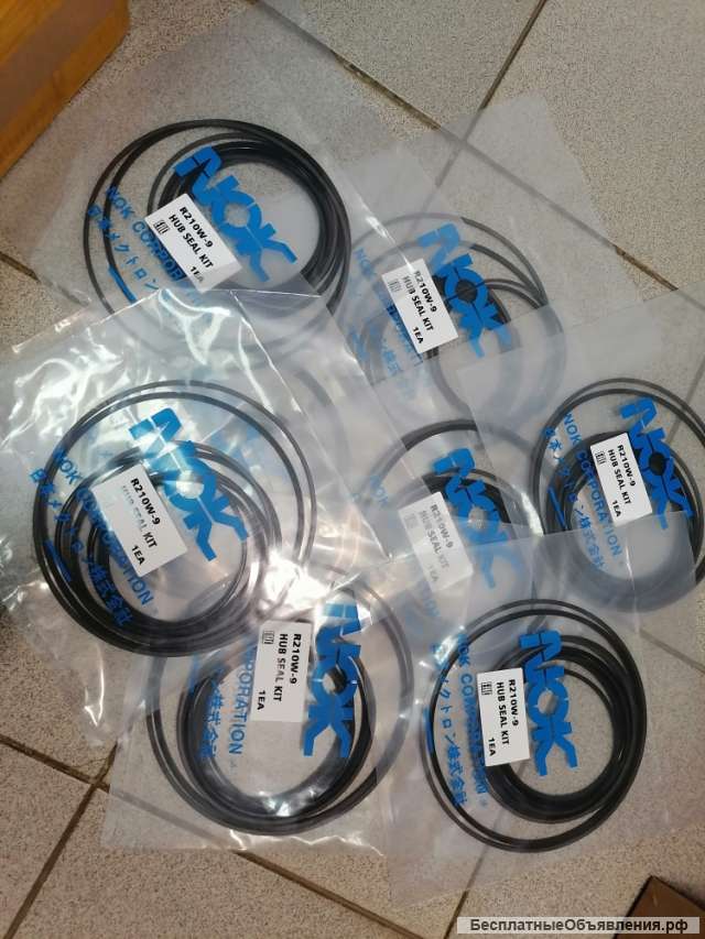 Набор уплотнений бортового редуктора колесного экскаватора Hyundai R210W-9