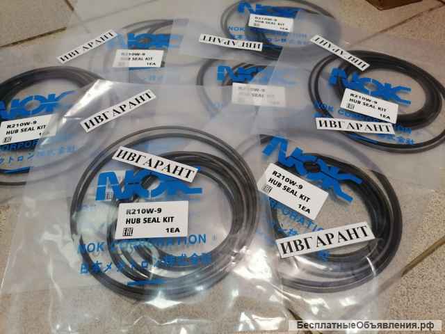 Набор уплотнений бортового редуктора колесного экскаватора Hyundai R210W-9