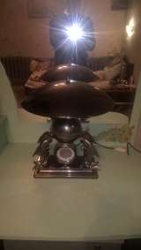 Лампа настольная с часами