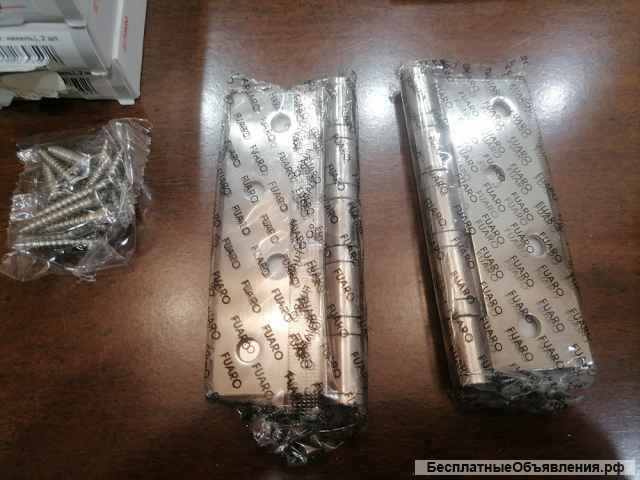 Петля дверная, универсальная Fuaro U1004BB-SN (матовый никель)