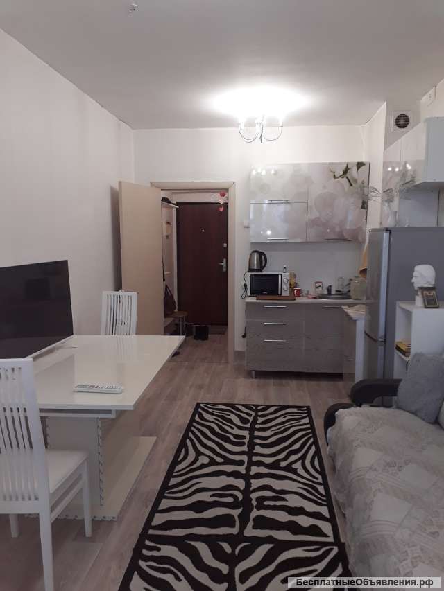 Сдам 1к-студию, Вильского, 36, мкр. Серебрянный