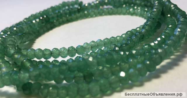 Колье Изумруд (бразильский, натуральный камень)