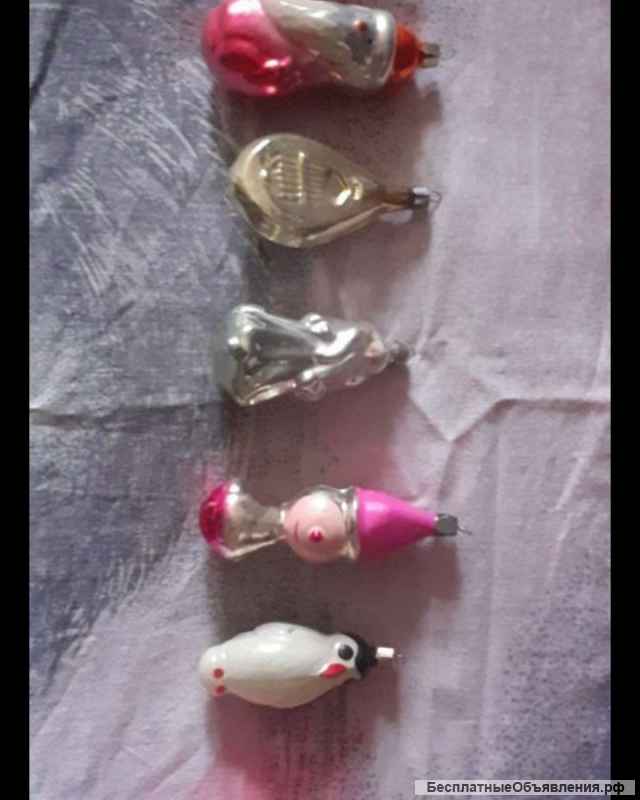 Ёлочные игрушки. СССР