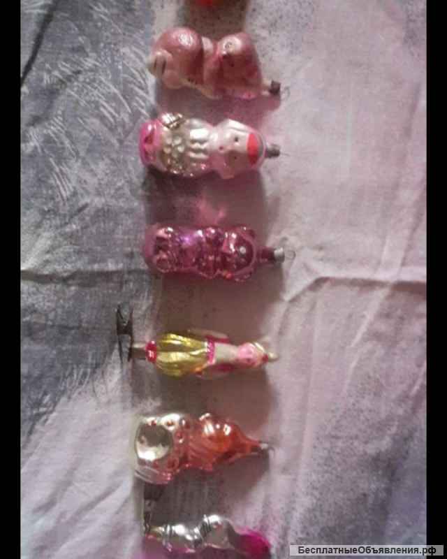 Ёлочные игрушки. СССР