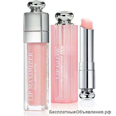 Блеск для губ с эффектом объема Dior Lip Maximizer+бальзам в подарок