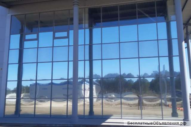 Тонирование окон в доме, коттедже