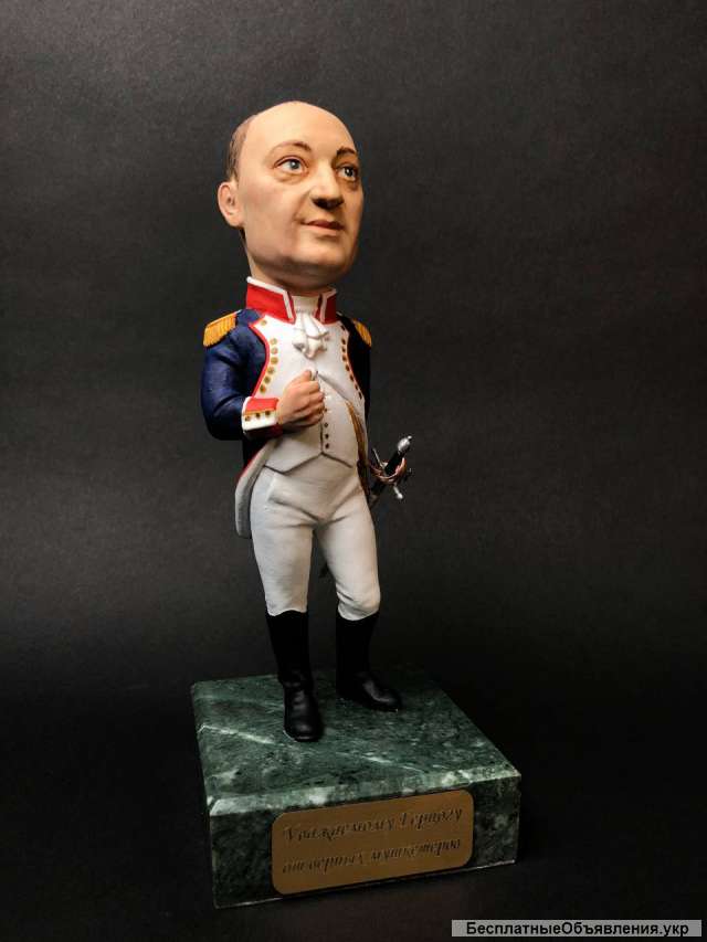 Шаржевая статуэтка по фото Герцог