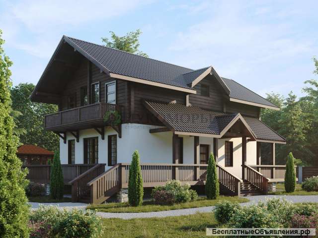 Проект комбинированного дома "Вайсмис" - 237.95 м 2