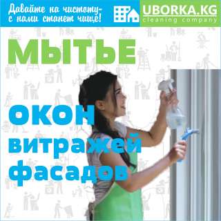 Мойка 0кoн квартир и домов в Бишкеке (Кыргызстан)
