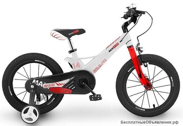 Детский 2- колесный велосипед Maxiscoo Space Стандарт, 14" (2020)