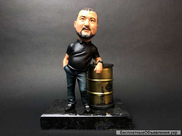 Шарж-статуэтка по фотографии, Нефтяной магнат
