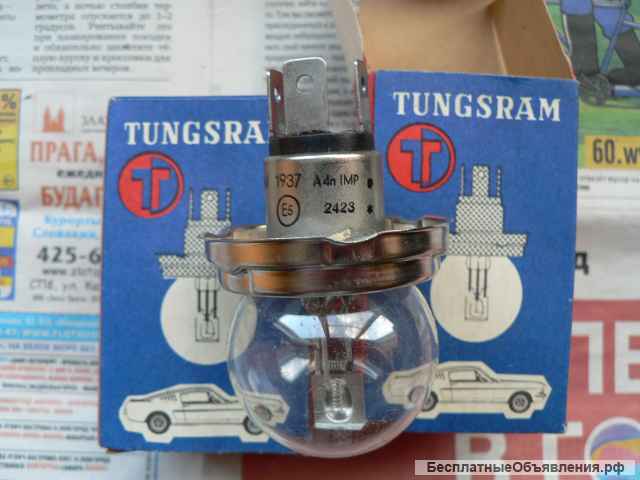 Новые лампы головного света TUNGSRAM 24V 55/50W