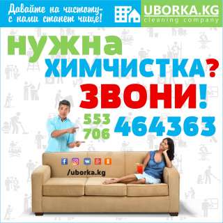 Химчиcтка в Бишкеке (Кыргызстан)