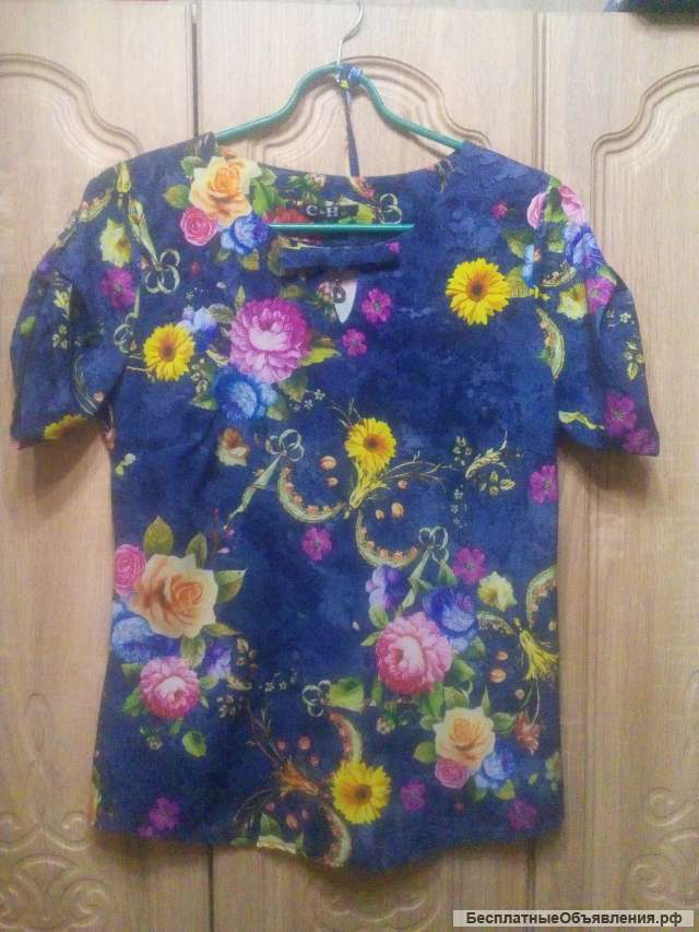 Блузка с пояском 016