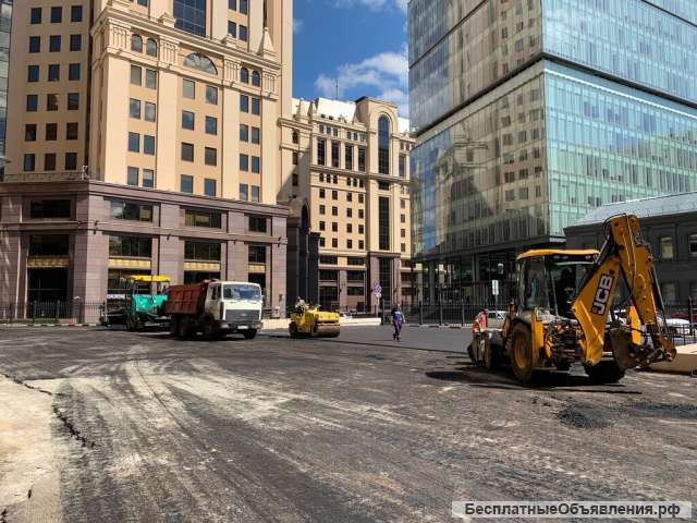 Благоустройство, Асфальтирование и укладка тротуарной плитки