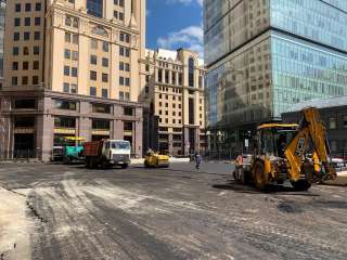 Благоустройство, Асфальтирование и укладка тротуарной плитки