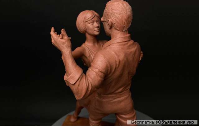 Производство статуэток из полиуретана на заказ, статуэтка «В ритме танца»