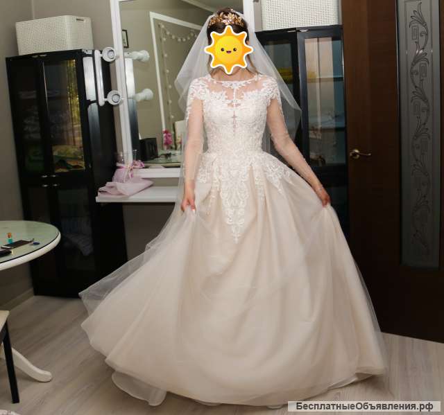 Свадебное, венчальное платье