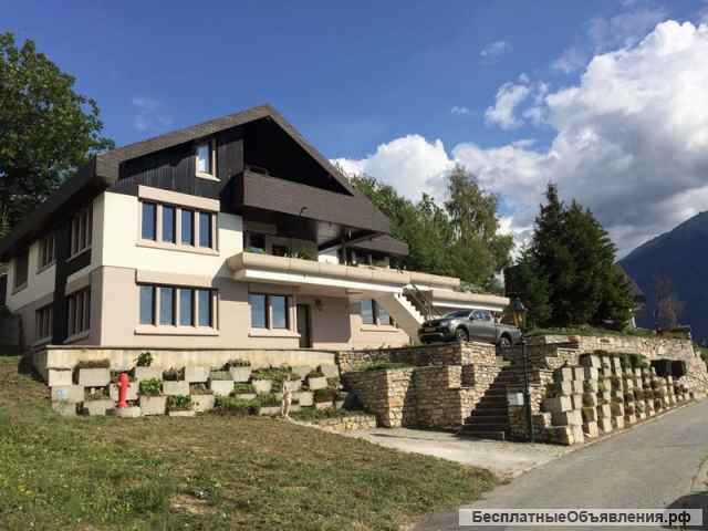GUTTET Villa около Leukerbad, роскошная вилла в тихом солнечном месте, высший стандарт