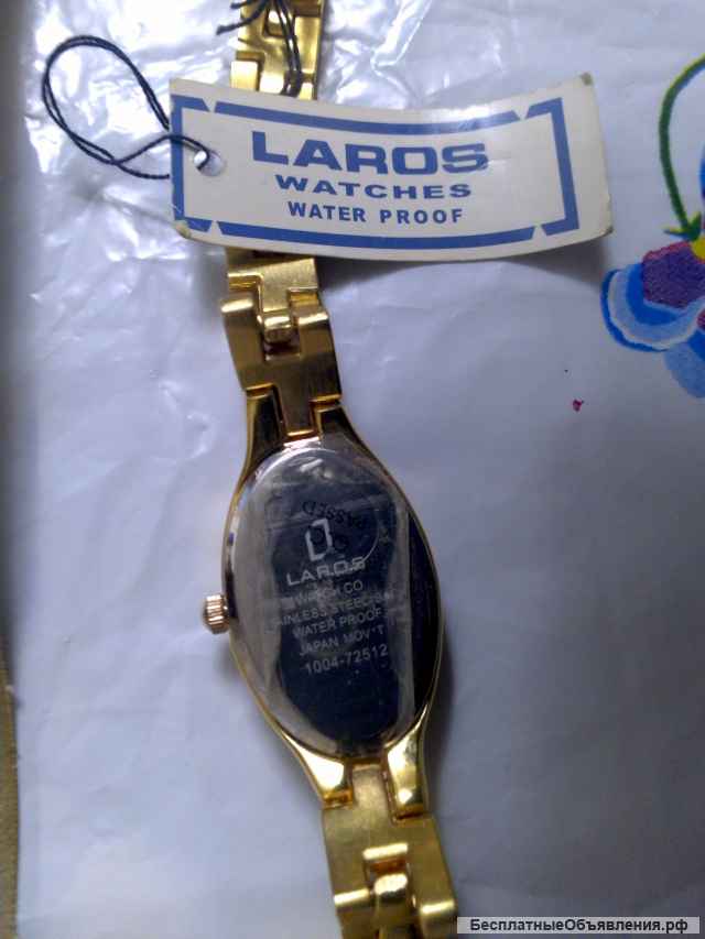 Часы женские Laros Water Proof Япония новые