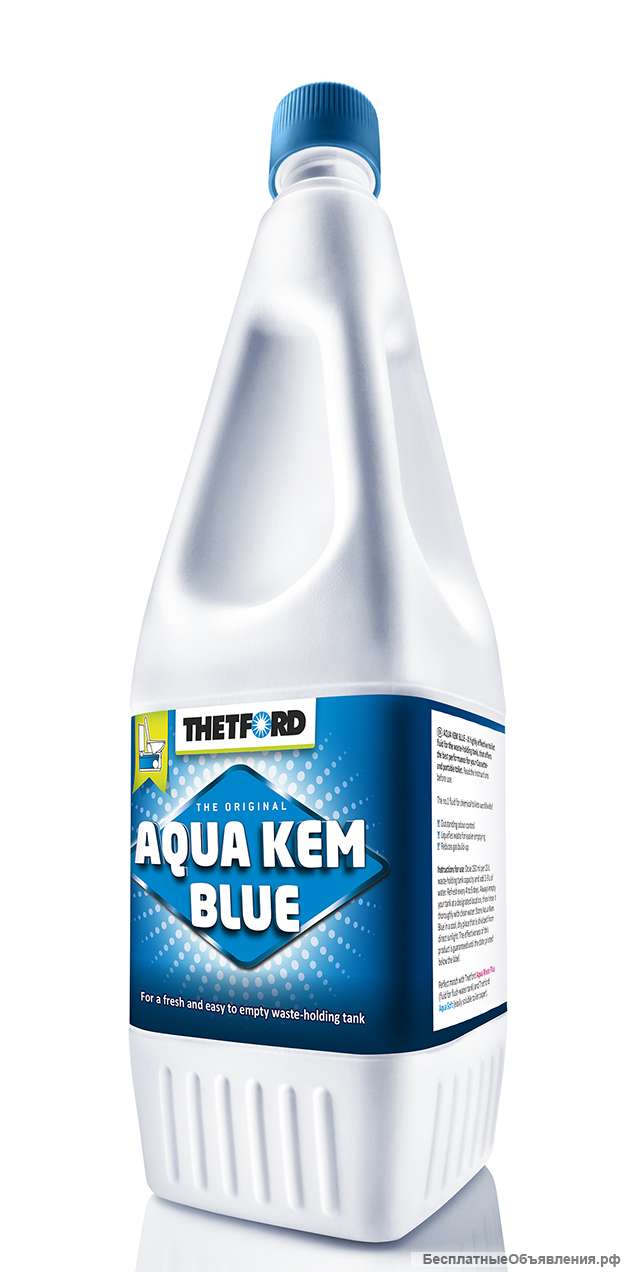 Жидкость для биотуалета Aqua Kem Blue, раствор расщепитель 2 л