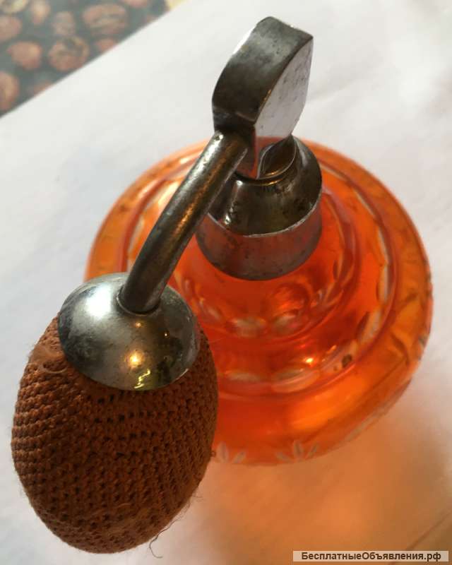 Пульверизатор для одеколона и духов винтажный